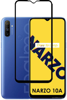 INSTYLE Edge To Edge Tempered Glass for Realme Narzo 10A(Pack of 1)
