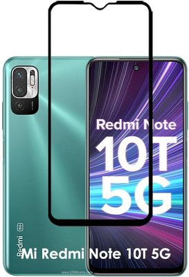 LILLIPUT Edge To Edge Tempered Glass for Mi Redmi Note 10T 5G(Pack of 1)
