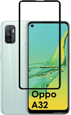 ASMANTIC Edge To Edge Tempered Glass for Oppo A32(Pack of 1)