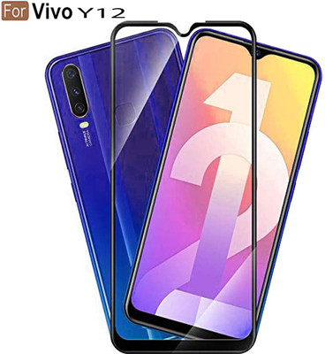 ASMANTIC Edge To Edge Tempered Glass for Vivo Y12(Pack of 1)
