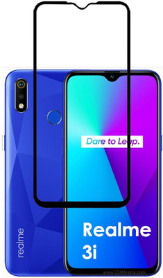 INSTYLE Edge To Edge Tempered Glass for Realme 3i(Pack of 1)