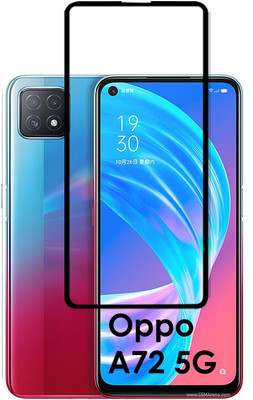 ASMANTIC Edge To Edge Tempered Glass for Oppo A72(Pack of 1)
