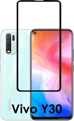 LILLIPUT Edge To Edge Tempered Glass for Vivo Y30(Pack of 1)