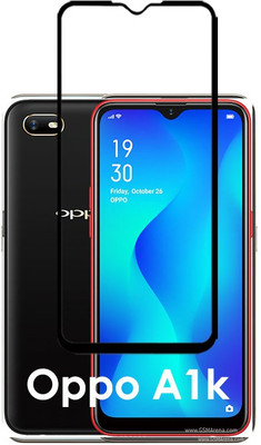 INSTYLE Edge To Edge Tempered Glass for Oppo A1k(Pack of 1)