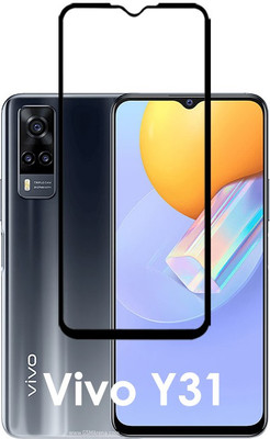 ASMANTIC Edge To Edge Tempered Glass for Vivo Y31(Pack of 1)