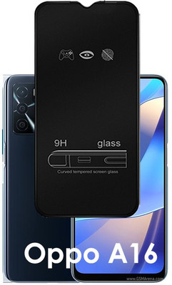LILLIPUT Edge To Edge Tempered Glass for Oppo A16(Pack of 1)