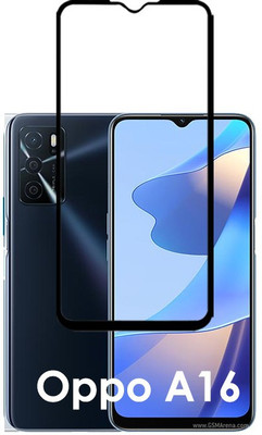 LILLIPUT Edge To Edge Tempered Glass for Oppo A16(Pack of 1)