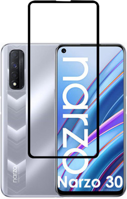 INSTYLE Edge To Edge Tempered Glass for Realme Narzo 30(Pack of 1)