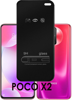 ASMANTIC Edge To Edge Tempered Glass for Poco X2(Pack of 1)