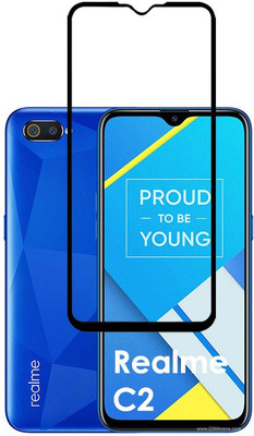INSTYLE Edge To Edge Tempered Glass for Realme C2(Pack of 1)