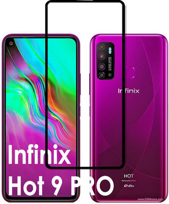 LILLIPUT Edge To Edge Tempered Glass for Infinix Hot 9 PRO(Pack of 1)