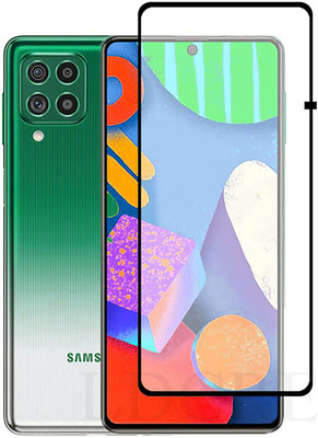 ASMANTIC Edge To Edge Tempered Glass for Samsung Galaxy F62(Pack of 1)