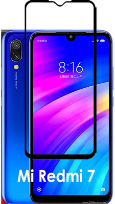 LILLIPUT Edge To Edge Tempered Glass for Mi Redmi 7(Pack of 1)