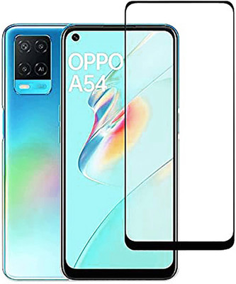 ASMANTIC Edge To Edge Tempered Glass for Oppo A54 5G(Pack of 1)