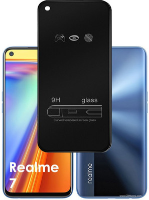 LILLIPUT Edge To Edge Tempered Glass for Realme 7(Pack of 1)