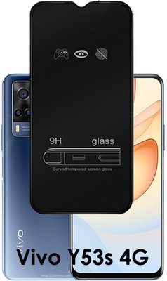 ASMANTIC Edge To Edge Tempered Glass for Vivo Y53s 4G(Pack of 1)