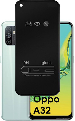 INSTYLE Edge To Edge Tempered Glass for Oppo A32(Pack of 1)