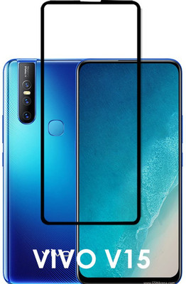 ASMANTIC Edge To Edge Tempered Glass for Vivo V15(Pack of 1)