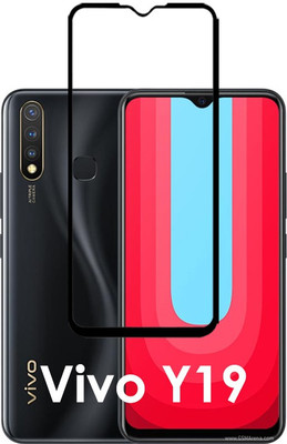 ASMANTIC Edge To Edge Tempered Glass for Vivo Y19(Pack of 1)