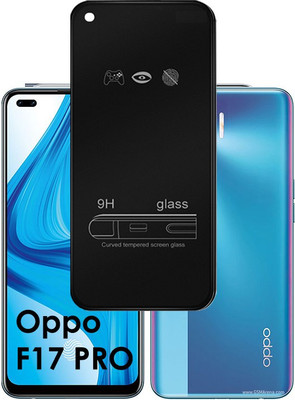 INSTYLE Edge To Edge Tempered Glass for Oppo F17 PRO(Pack of 1)