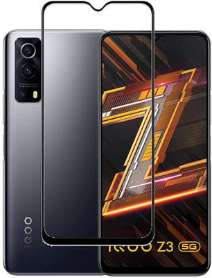 INFINITYWORLD Edge To Edge Tempered Glass for IQOO Z3 5G(Pack of 1)