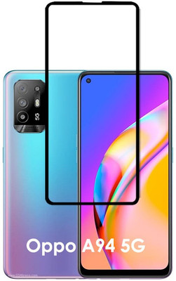 ASMANTIC Edge To Edge Tempered Glass for Oppo A94 5G(Pack of 1)