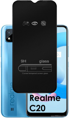 INSTYLE Edge To Edge Tempered Glass for Realme C20(Pack of 1)