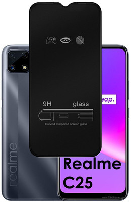 INSTYLE Edge To Edge Tempered Glass for Realme C25(Pack of 1)