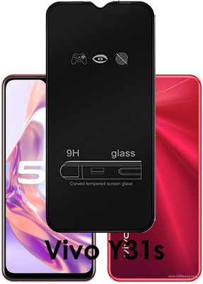 INSTYLE Edge To Edge Tempered Glass for Vivo Y31s(Pack of 1)