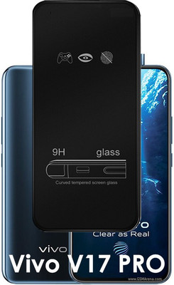 ASMANTIC Edge To Edge Tempered Glass for Vivo V17 PRO(Pack of 1)