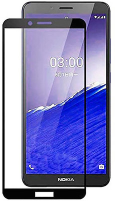 ASMANTIC Edge To Edge Tempered Glass for Nokia C3(Pack of 1)