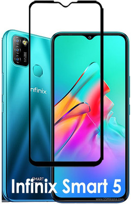 ASMANTIC Edge To Edge Tempered Glass for Infinix Smart 5(Pack of 1)