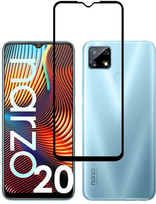 INSTYLE Edge To Edge Tempered Glass for Realme Narzo 20(Pack of 1)