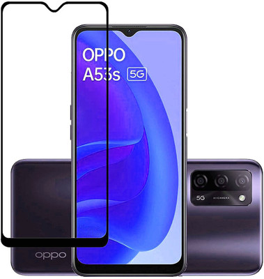 ASMANTIC Edge To Edge Tempered Glass for Oppo A53s(Pack of 1)