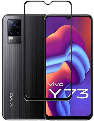 ASMANTIC Edge To Edge Tempered Glass for Vivo Y73(Pack of 1)