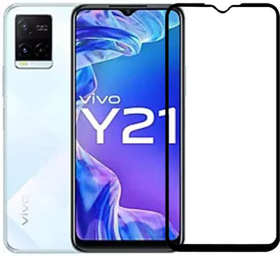 LILLIPUT Edge To Edge Tempered Glass for Vivo Y21 2021(Pack of 1)