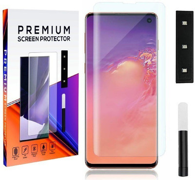 MAXEZE Edge To Edge Tempered Glass for Samsung Galaxy S10 Plus(Pack of 1)