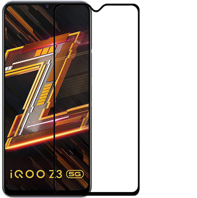 INFINITYWORLD Edge To Edge Tempered Glass for IQOO Z3 5G(Pack of 1)