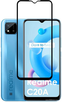 LILLIPUT Edge To Edge Tempered Glass for Realme C20A(Pack of 1)