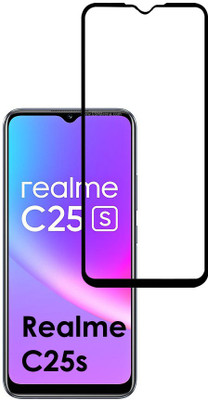 LILLIPUT Edge To Edge Tempered Glass for Realme C25s(Pack of 1)