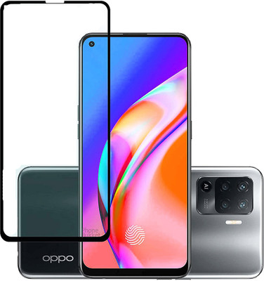 ASMANTIC Edge To Edge Tempered Glass for Oppo F19 PRO(Pack of 1)