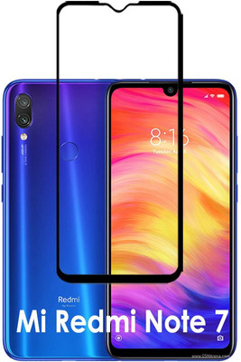 ASMANTIC Edge To Edge Tempered Glass for Mi Redmi Note 7(Pack of 1)