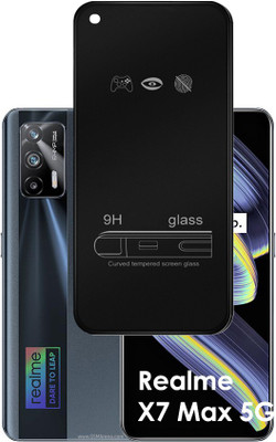 LILLIPUT Edge To Edge Tempered Glass for Realme X7 Max(Pack of 1)
