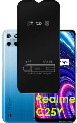 INSTYLE Edge To Edge Tempered Glass for Realme C25y(Pack of 1)