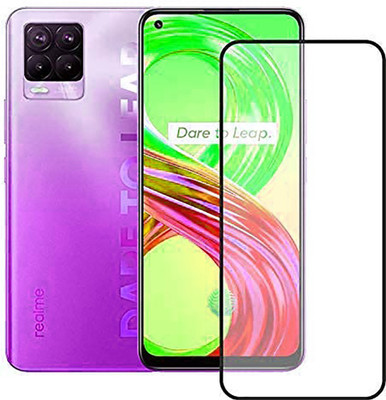 LILLIPUT Edge To Edge Tempered Glass for Realme 8, Realme 8 PRO(Pack of 1)