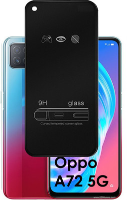 INSTYLE Edge To Edge Tempered Glass for Oppo A72(Pack of 1)