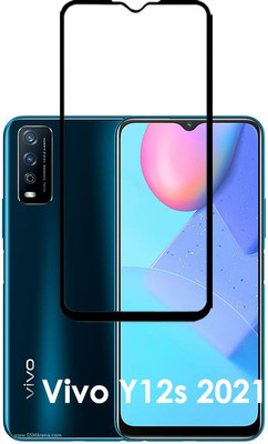 ASMANTIC Edge To Edge Tempered Glass for Vivo Y12s 2021(Pack of 1)