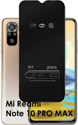 LILLIPUT Edge To Edge Tempered Glass for Mi Redmi Note 10 PRO MAX(Pack of 1)