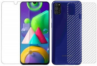 Bodoma Front and Back Screen Guard for Samsung Galaxy M21 Pack Of 2(Pack of 2)