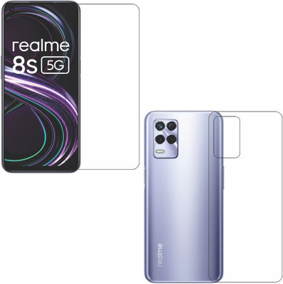 wooden craft Front and Back Screen Guard for Realme 8s 5G {Flexible}, RMX3381, 8s 5G(Pack of 2)